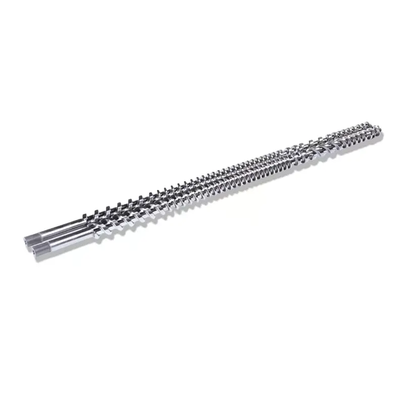 Tambor de parafuso duplo paralelo contra-rotativo Tambor de parafuso duplo paralelo contra-rotativo